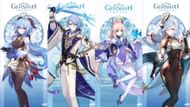 Permafreeze team with double Hydro and double Cryo (Image via HoYoverse)